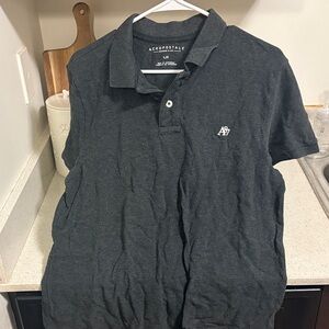 Aeropostale Men's Charcoal Polo Shirt